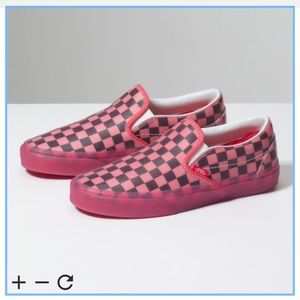 Vans Translucent Rubber Slip Ons size Women’s 6.5